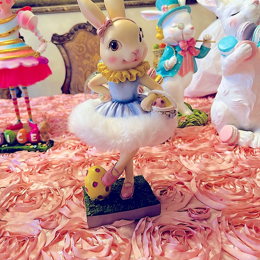 Ballerina, bunny, Easter decoration